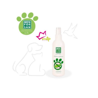 spray natural anti mordeduras para perros, indicado para cachorros en edad de cambio de dientes, envase de 125 ml