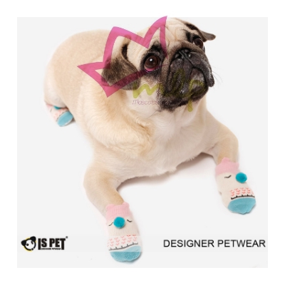calcetines para perros con base antideslizante de la marca Ispet, Especiales para perros minis y pequeños.